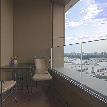 Skau Sky Park Pearl 17 Floor Panoramic View Free Parking *