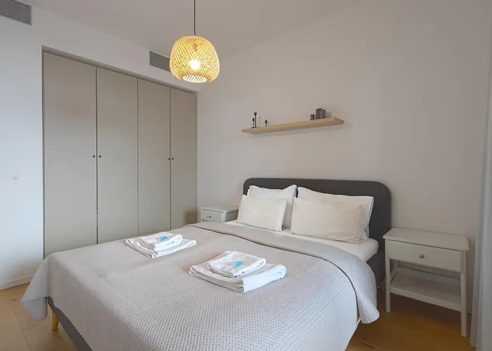 شقة Skau Sky Park Pearl By Zaha Hadid 17 Floor Panoramic View Free Parking *